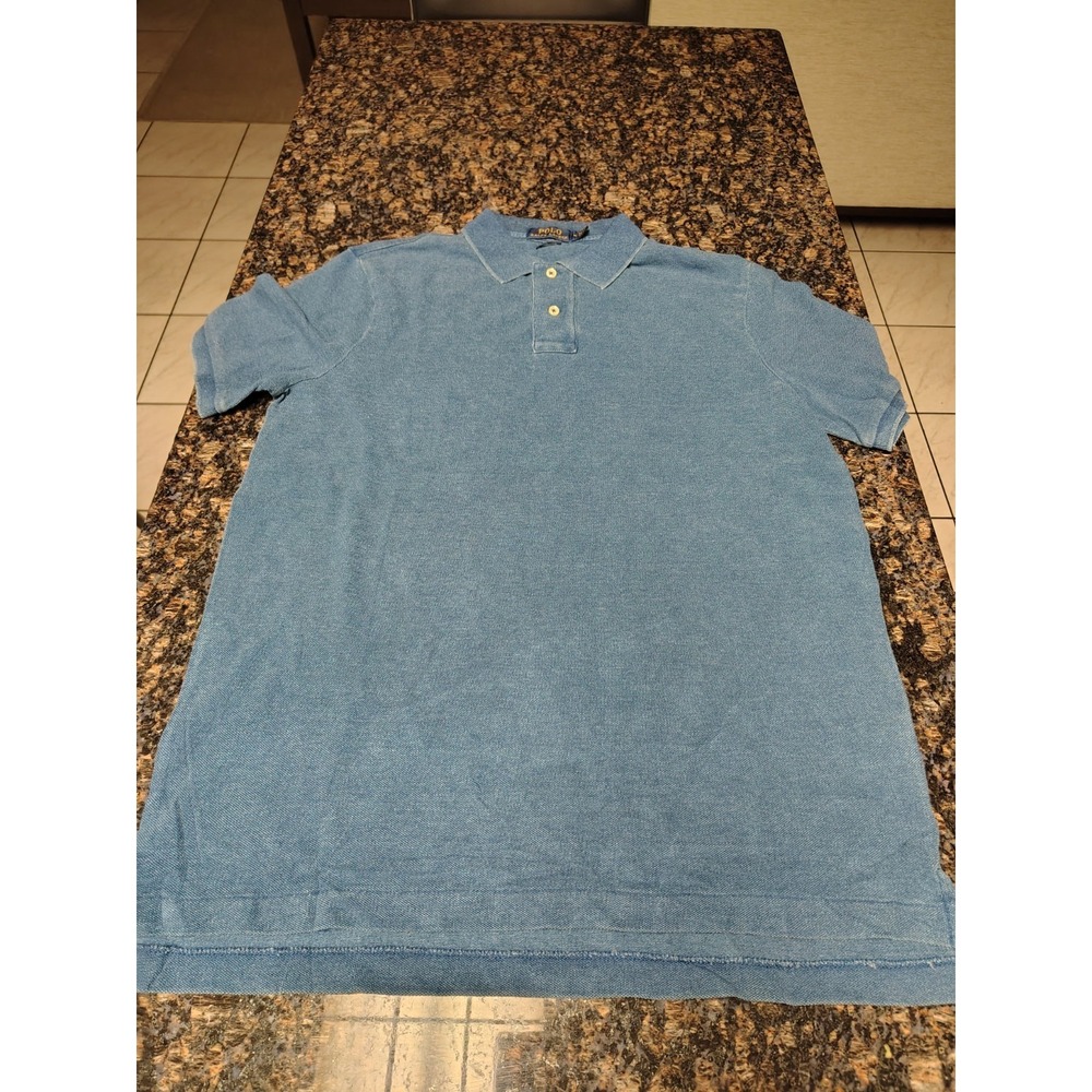 Polo Ralph Lauren Men's Slim Fit Polo Shirt | Size Medium | Navy Blue |